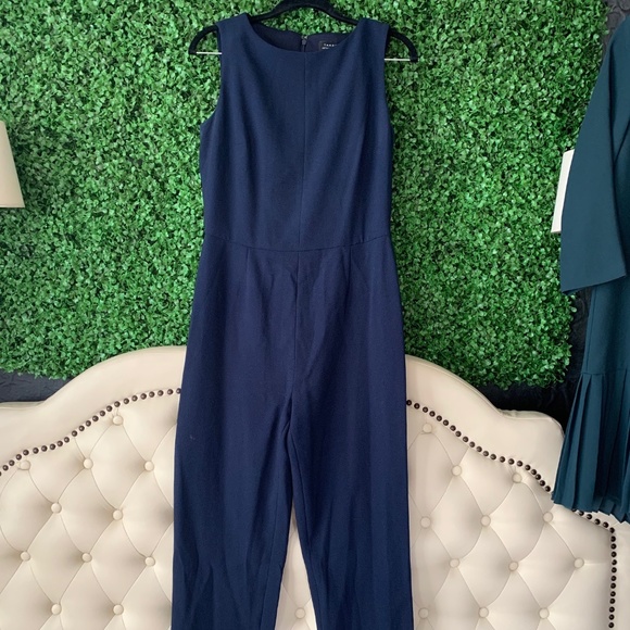 Tahari Pants - TAHARI Navy Blue Jumpsuit/Romper